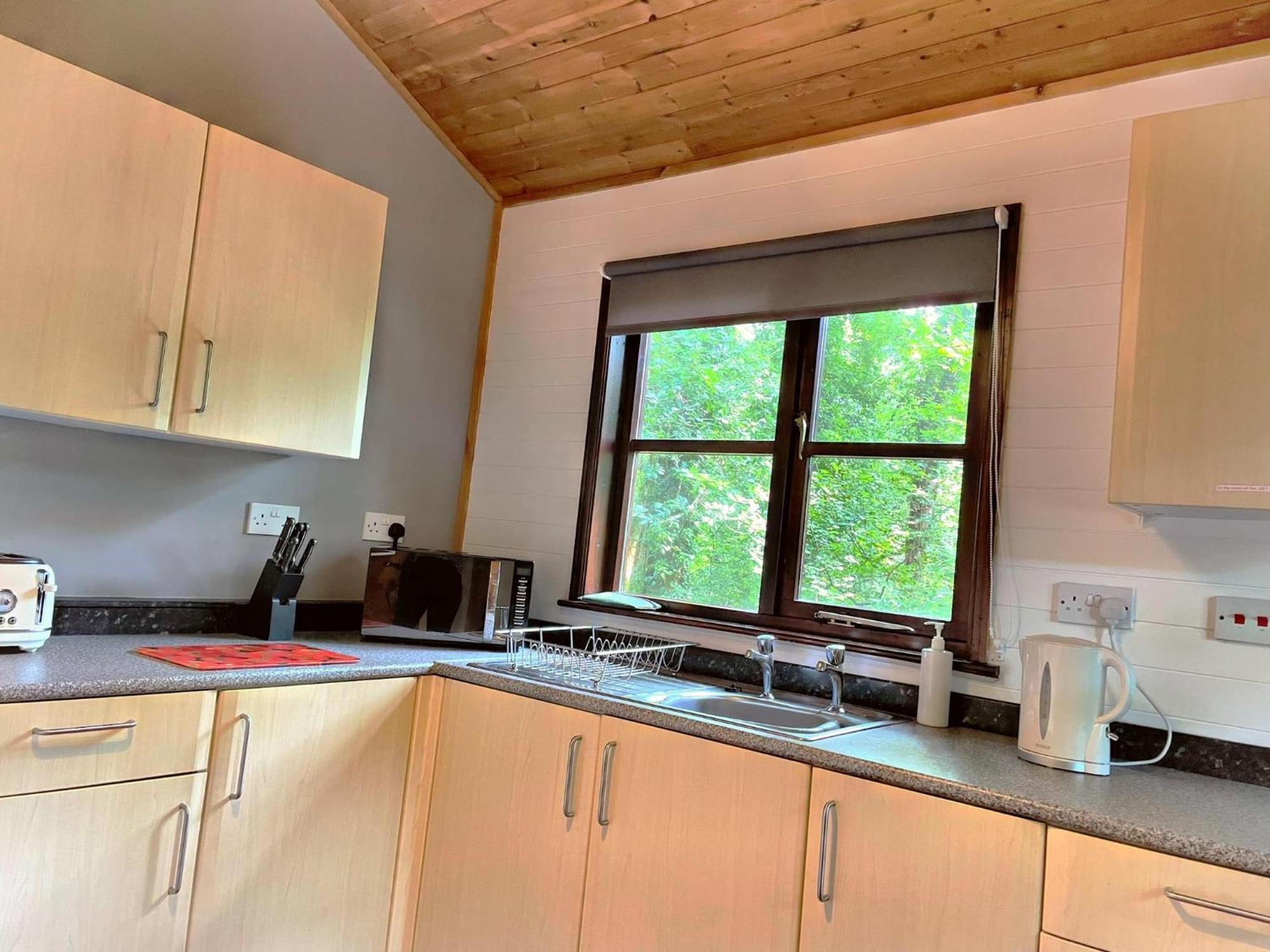 Goldcrest 3-Hot Tub-Woodland Lodges-Carmarthenshire-Tenby エクステリア 写真